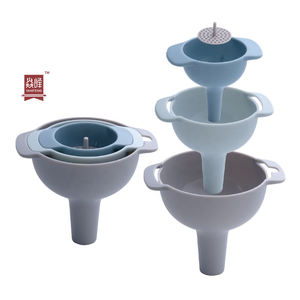 Acessórios de cozinha casa e Cozinha Gadget Fabricação Multifunções 3pcs Funil Set com Filtro Removível Funil Set - Product Image 1