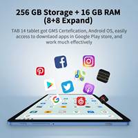 Tablette M50-L10 10,4 pouces Écran FHD 2000*1200 16 Go de RAM + 256 Go de ROM Processeur Octa-Core GPS 5G WiFi Tablette Android avec souris et stylet