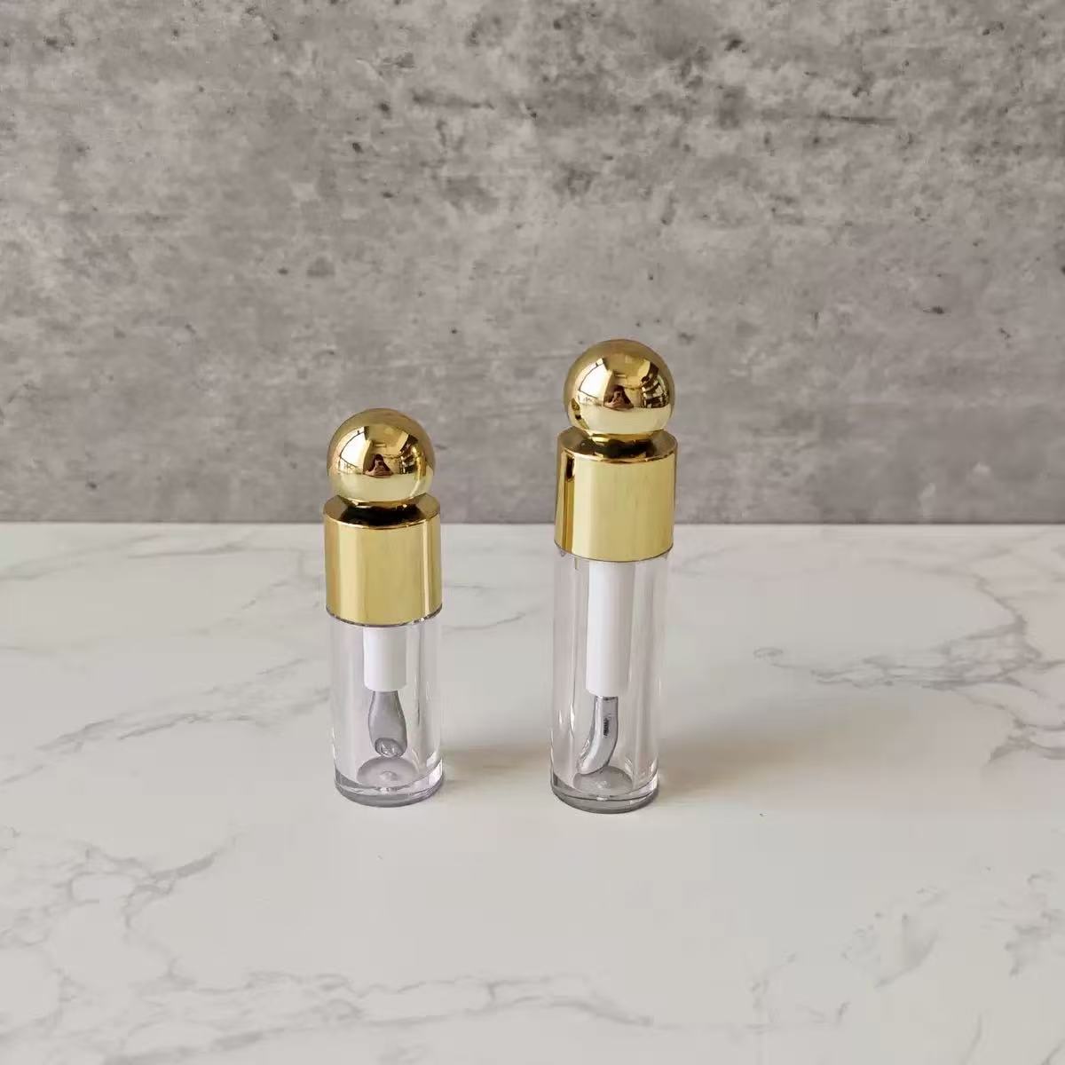 lip gloss containera metal brush