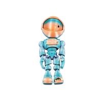 Casque d'articulations articulées décor squelette d'astronaute imprimé en 3D