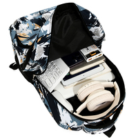 Mochila de Viaje Unisex para Estudiantes, Estilo Oxford, de Poliéster, Antirrobo, con Cierre de Cremallera y Correas de Hombro Curvas