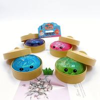 Meilleures ventes : Squishies en forme de boulettes, Boulettes scintillantes, Boîte mystère, Balles anti-stress, Jouet sensoriel Fidget, Balles à presser anti-maltose en forme de nourriture