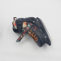 Cool Black Patins à glace réglables Chaussures Figureice Flashing Roller Skate Collection