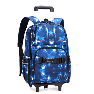 Mochila Escolar con <span class=keywords><strong>Ruedas</strong></span> (Dos/Seis <span class=keywords><strong>Ruedas</strong></span>), Gran Capacidad, Impermeable, para Estudiantes, Mochila Casual de Moda para Niños - Product Image 1