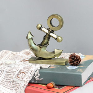 Décor moderne de style méditerranéen, décoration créative pour la maison, pièces de fabrication artisanale nautique, Souvenir, ancre en métal, <span class=keywords><strong>2023</strong></span> - Product Image 4