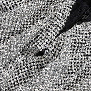 Nouvelle Robe de Soirée Noire Sans Manches à Col Halter, Jupe à Bretelles avec Paillettes et Effet Hanches Sculptées - Product Image 4