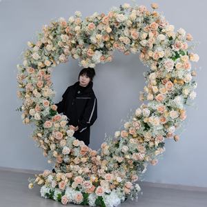 Arco Decorativo FBY para Bodas, con Diseño Floral, para Fotografía, Fondo de Escenario, Simulación de Arco - Product Image 4