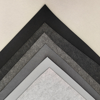 Tissu en feutre noir ignifuge, résistant aux hautes températures, isolant thermique, non tissé aiguilleté pour sièges automobiles
