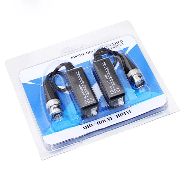 Hik Video Balun for AHD/TVI/CVI Analog CCTV Accessories BNC Connector 250m Transmission Meters