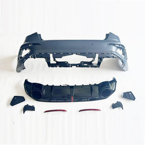 Pare-chocs arrière de style RS3 avec diffuseur et embouts d'échappement pour <span class=keywords><strong>A3</strong></span> S3 8Y berline hayon 2020 2021 2022 <span class=keywords><strong>2023</strong></span> 2024 - Product Image 2