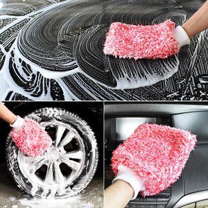 NOVISON Custom Super Soft Long High Pile <b>Car</b> Wash Mitt Gloves Microfiber Detailing Window & Wheel Cleaning - Product Image 4