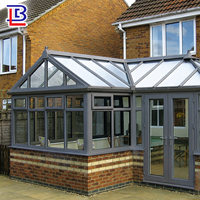 Solarium, véranda, serre 4 saisons, mobilier de jardin, véranda en verre et aluminium, véranda 4 saisons