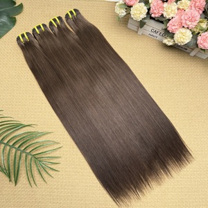 # <span class=keywords><strong>2</strong></span> Paquetes de Cabello Humano Virgen Crudo Camboyano Liso Marrón 15A, Extensiones de Cabello Humano Vietnamita con Cutícula Alineada - Product Image 2