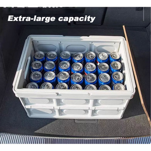 Organisateur multifonctionnel pour la maison pour utilisateurs extérieurs Boîte <span class=keywords><strong>de</strong></span> rangement pliante OEM personnalisée Fournitures en plastique d'organisation efficace du <span class=keywords><strong>coffre</strong></span> - Product Image 2