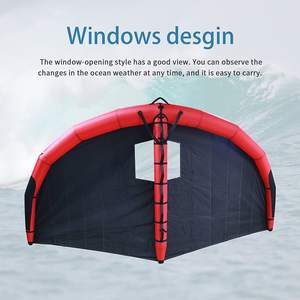 Voile de planche à voile rouge wingsurfing kitesurf Surfing Standup Board Windsurf Sails - Product Image 6