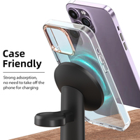 Cargador multifunción 3 en 1 magnético, cargador inalámbrico 3 en 1 para Samsung, iphone y Android, producto más vendido