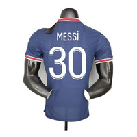 Atacado 2021 2022 Camisa De Futebol Messi 30 # Camiseta de Futebol De Qualidade Thai Versão Jogador Camisa de Futebol das Crianças Para Os Homens