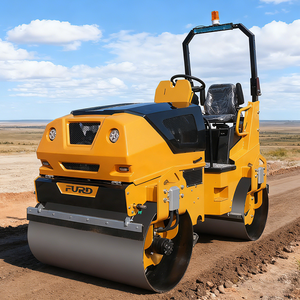 Compacteur de sol, mini-compacteur, rouleau vibratoire à tambour simple et double pour pelouse et asphalte - Product Image 1