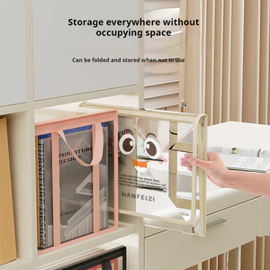 Nhà Máy Cung Cấp Stackable Sách Lưu Trữ Hộp Phim Hoạt Hình Thiết Kế Trong Suốt Có Thể Gập Lại Chống Bụi Cuốn Sách Trường Hợp Có Thể Gập Lại Lưu Trữ Hộp - Product Image 3
