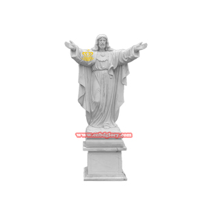 Escultura de Arte en Piedra de Mármol de Jesús de Tamaño Real, Diseño Moderno, para Decoración de Iglesia, Catedral, Exterior, Personalizada - Product Image 2