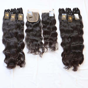 Raw Indian Virgin Hair Vendors Brazilian Peruvian Loose Deep <b>Body</b> <b>Wave</b> Human Hair Bundles With Hd Lace Frontal Closures - Product Image 2