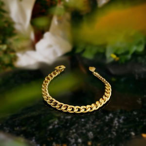 Fashion Chain Link <b>Bracelet</b> 316L Stainless Steel PVD Gold Plating Sustainable Resistant Jewelry for Men Women - Product Image 3