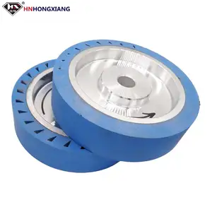 Soft Rubber Grinding Polishing Wheel For Abrasive Belt