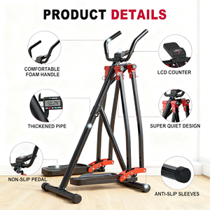 글라이더 스윙 엑서사이즈 접이식 쉬운 360 홈 타원형 에어 워커 판매 피트니스 운동 타원형 에어 워커 - Product Image 5