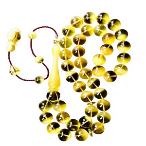 Tasbih personnalisé en résine acrylique écologique fait main de qualité supérieure, perles de prière islamiques, compteur de Zikr musulman, élégant et religieux - Product Image 4