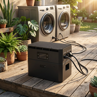 Générateur solaire 2,6 kWh pour le camping, système de stockage d'énergie solaire pour balcon, batterie empilable IP65 pour la maison