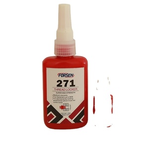กาวสีแดงล็อคเกลียวกาวสกรูไร้แอโรบิกวัตถุประสงค์ทั่วไป 271 ตู้เก็บเกลียวไร้แอโรบิก - Product Image 1