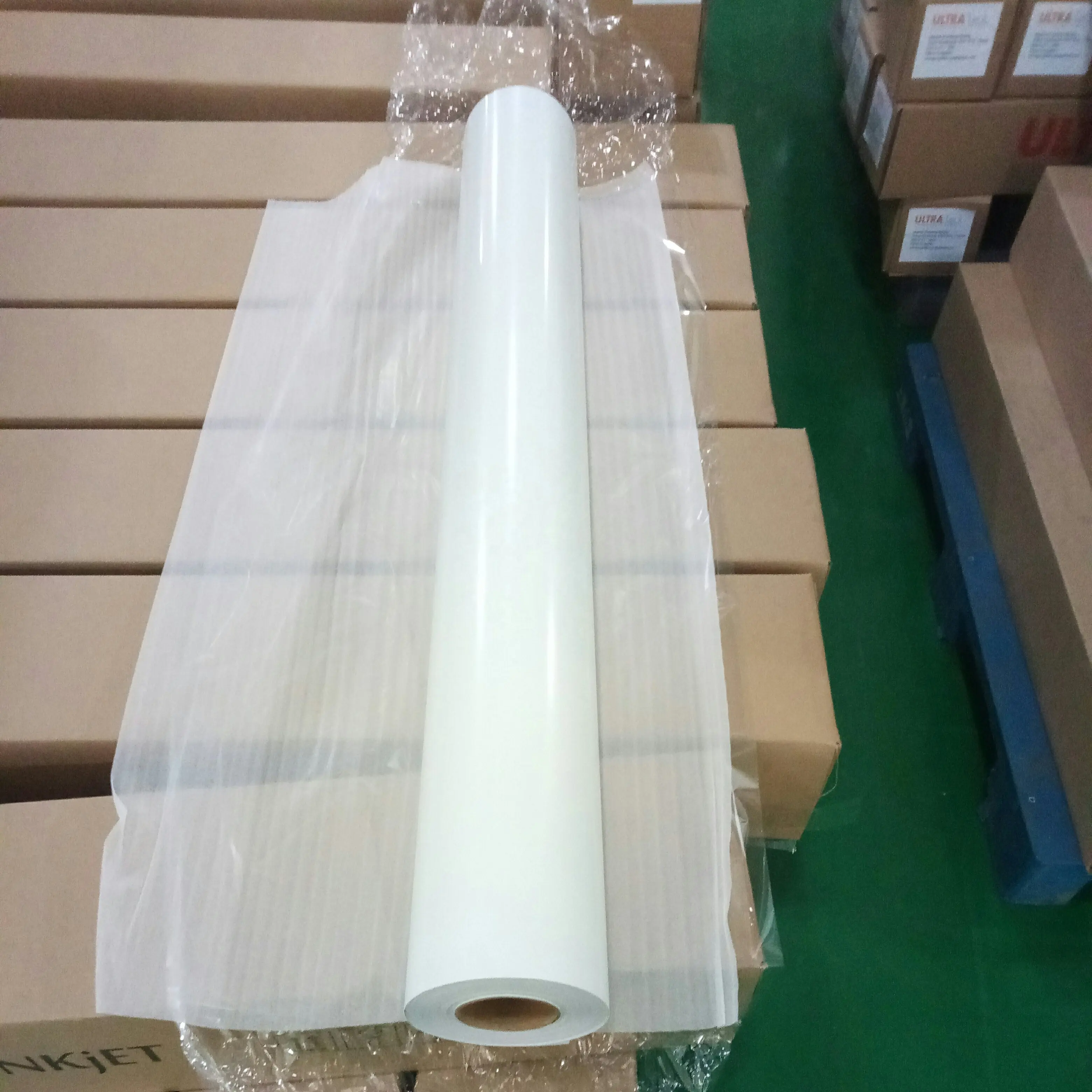 Rouleaux de Vinyle Auto-adhésifs médias jet d'encre auto-adhésif vinyle flex impression papier synthétique