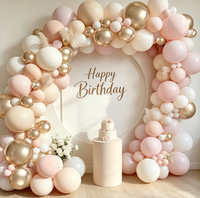 Lot de ballons en latex souples pour décoration romantique DIY, style bohème, pour fête d'anniversaire et ambiance festive