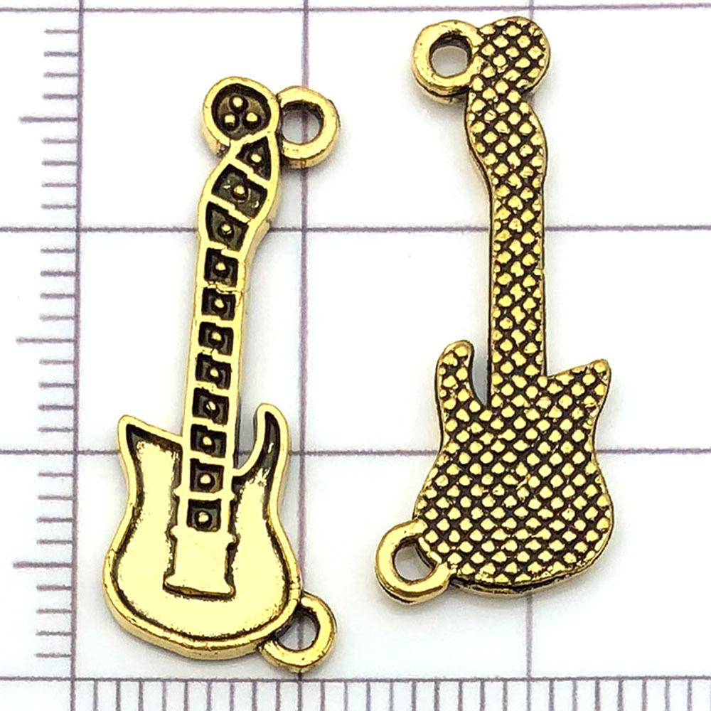1 guitare antique en or - 1,1g - 26*11mm - 20876