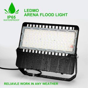 Reflector LED de 200W, Luz Diurna 6000K, IP66, Montaje en Pared de Aluminio, Alto Lumen, Iluminación Exterior para Jardín con Sensor de Luz, CRI80 - Product Image 6