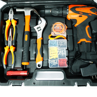 Meilleure vente : Perceuse à percussion sans fil Li-ion de haute qualité, kit d'outils mini 12V pour le bois, en coffret