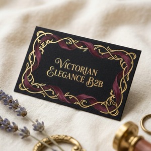 Cartes personnalisées imprimées, estampage à chaud, bord doré, cartes de visite en papier artistique, luxe, cartes de visite professionnelles noires - Product Image 1