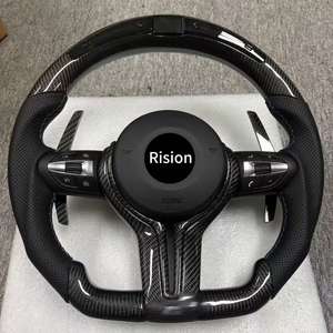 Volante de Fibra de Carbono, Cuero y Gamuza para VW <span class=keywords><strong>Golf</strong></span> MK7 <span class=keywords><strong>7.5</strong></span> GTI GTD <span class=keywords><strong>GTE</strong></span> R Polo GTI Tiguan Passat DSG 2013-2020 - Product Image 5