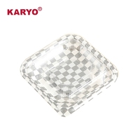 3120 Usine Livraison Rapide Dessert Boulangerie clair Conteneur carré Transparent En Plastique Paquet Boîte Thermoformage Plat