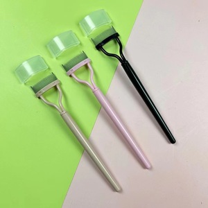 Nhà Máy Tùy Chỉnh Cá Nhân Logo Chất Lượng Cao Màu Hồng Đặc Biệt Thép Không Gỉ Lược Trang Điểm Công Cụ Lông Mi Tách Lông Mi Lược - Product Image 1