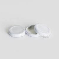 43mm 48mm 53mm 58mm 63mm 70mm 77mm 82mm Couvercles torsadés profonds en métal en fer blanc pour bocal alimentaire en verre