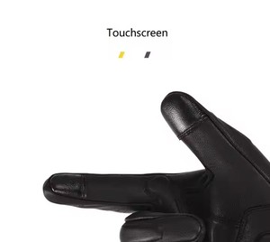 <span class=keywords><strong>Gants</strong></span> de moto unisexes personnalisés respirants toutes saisons <span class=keywords><strong>Gants</strong></span> en cuir résistants à l'usure antidérapants pour écran tactile - Product Image 5