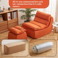 Fauteuil de loisirs moderne à compression sous vide, pour chambre, balcon, salon, style luxe léger