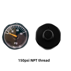 Manomètre HPA Mini 1/8NPT pour le remplissage de bouteilles de gaz, raccords de régulateur - Product Image 2