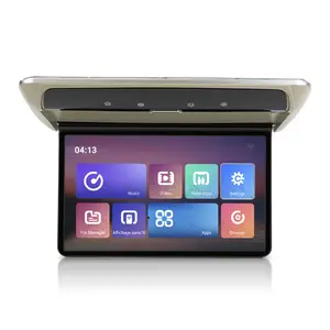 Alta calidad Flip Down Roof Mount Car TV TFT Bus Monitor Vehículo Monitor Reproductor de publicidad