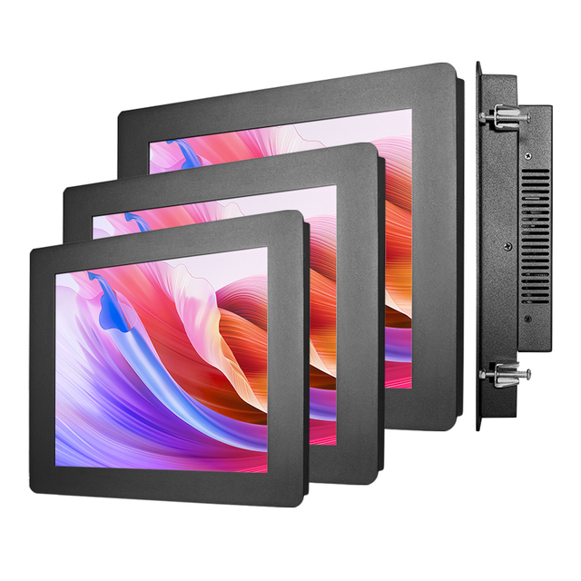 1000Nits Brightness Embedded Panel Mount Industrial Touch Screen Monitor 10.112 13.3 15 15.6 21.5 24 27 32 Inch LCD Display