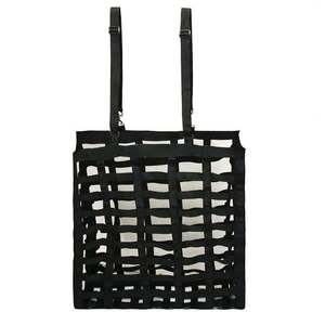 Muestra gratis ajustable de alta capacidad de tela de cuatro lados alimentador lento bolsa de heno de caballo con gancho de metal - Product Image 6