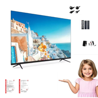 Téléviseur intelligent Android 4K de 85 pouces, tablette LED LCD sans cadre, téléviseur intelligent couleur lumineuse pour hôtel, multifonctionnel, grand format
