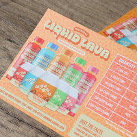 Services d'impression de flyers personnalisés Flyers brillants de haute qualité avec impression couleur pour la promotion des entreprises et la publicité événementielle