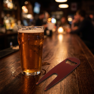 Fourchette de <span class=keywords><strong>golf</strong></span> et décapsuleur en acier inoxydable de 11 cm, directement de l'usine, portable, avec logo laser personnalisé, décapsuleur de bière, approvisionnement en gros OEM - Product Image 4